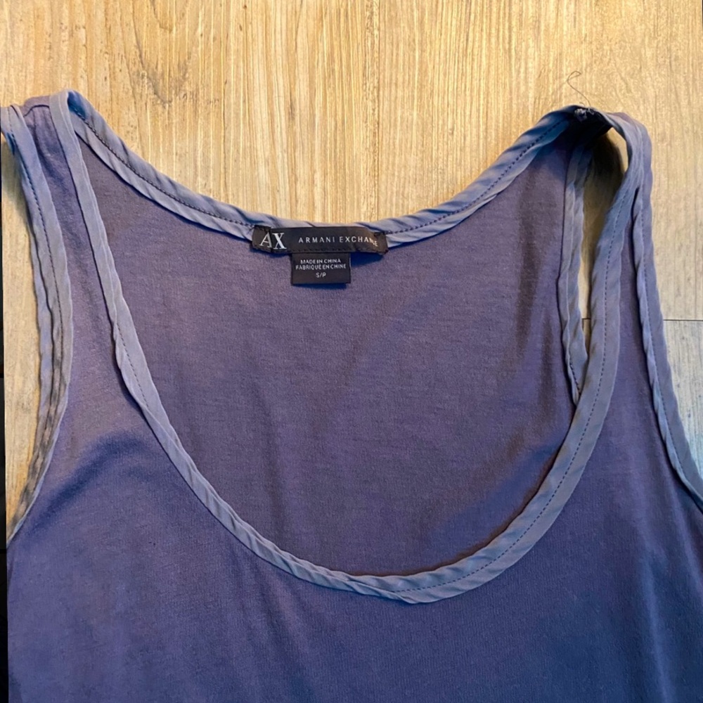 Gray Armani Exchange Tank